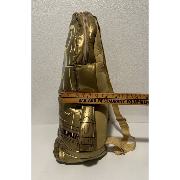 2014 Star Wars C-3P0 Backpack Pals Plush Backpack 18” Disney LucasFilms Rare - Picture 13 of 16